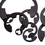 E clip snap retaining ring