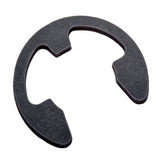 E clip snap retaining ring