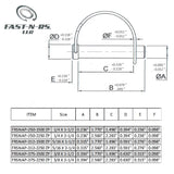 Snap Lock PTO Safety Pin Round Two Wire