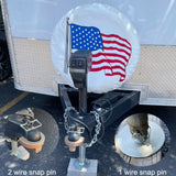 Lock safety PTO pin