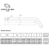 Bent Pin Zinc Plated Bundle - Fast-n-rs , LLC Texas