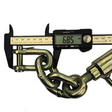 Universal 3 Point Hitch Tractor Chain Stabilizers Turnbuckle Sway Check 12" -14.75" - Fast-n-rs
