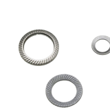 Knurled - Lock Washers Metric White Zinc Plated | Fast-n-rs , LLC Texas