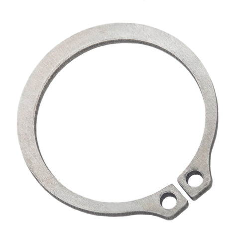 External snap retaining ring for shaft stainless steel