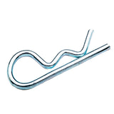 Hitch Pin Clip R for shaft 1/4 up to 1 in Zinc Plated