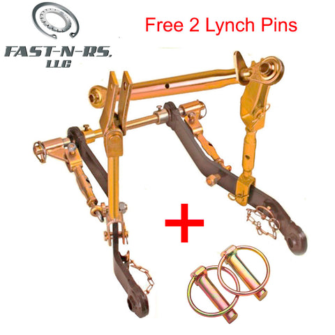 3 Point Hitch KIT for KUBOTA B Series 3PT Tractor Models Fits Category One CAT 1 W/2 Free 5/16 Lynch Pins - Fast-n-rs
