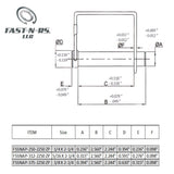 Lock Pin Square snap pin