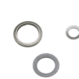 Knurled - Lock Washers Metric White Zinc | Fast-n-rs , LLC 