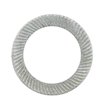 Knurled - Lock Washers Metric White Zinc | Fast-n-rs , LLC 