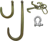 Clevis J Hook 8", Clevis J Hook 15", RTJ Hook and Shackle 3/8" Bundle - Fast-n-rs
