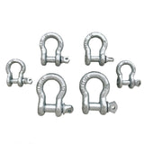 Hot Dip Galvanized Screw Pin Anchor Shackles 3/8" - Fast-n-rs