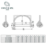 Lock Pin Round 1 Wire Zinc Plated | Fast-n-rs , LLC Texas